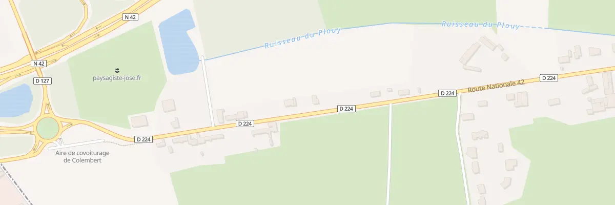 Plan du 104 Rue du Plouy à Colembert