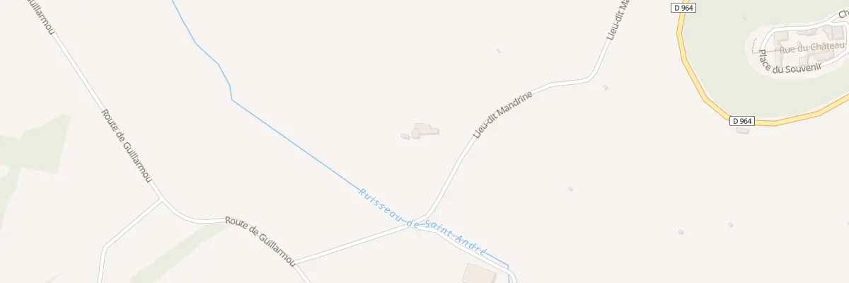 Plan du 255 Che de Mandrine à Castelnau-de-Montmiral