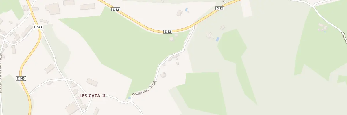 Plan du 5038D Les Cazals à Saint-Chels