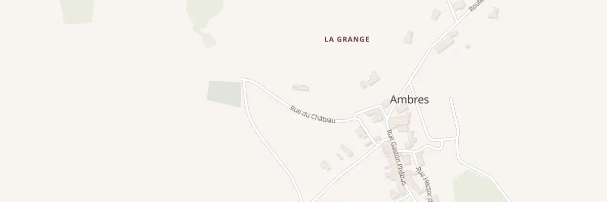 Plan du 72 Rue du Château à Ambres