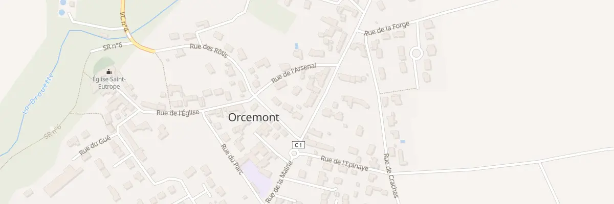 Plan du 9 Rue de la Mairie à Orcemont