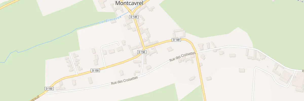 Plan du 4 Rue de Montéchor à Montcavrel