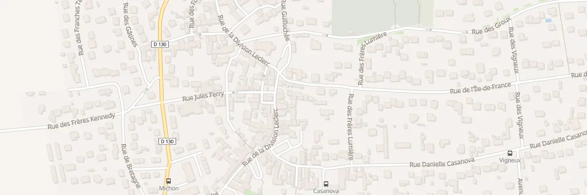 Plan du 40B Rue de la Division Leclerc à Gargenville