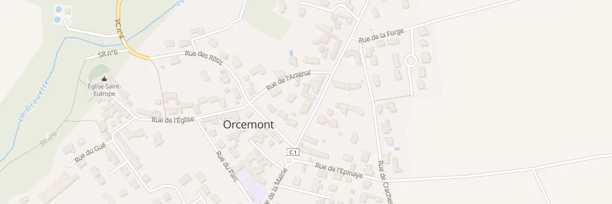 Plan du 11 Rue de la Mairie à Orcemont