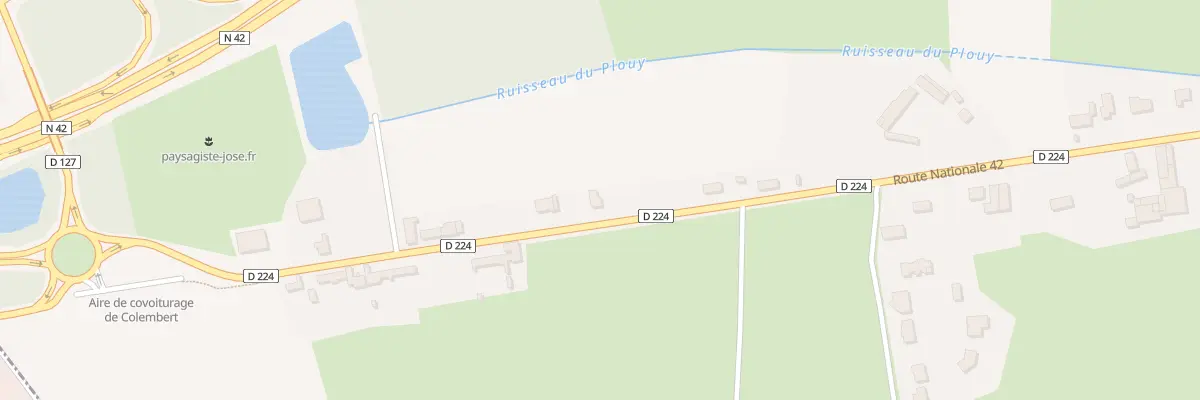 Plan du 104 Rue du Plouy à Colembert