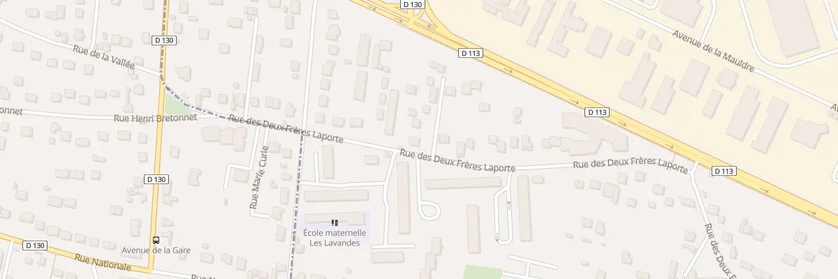 Plan du 29 Rue des Deux Freres Laporte à Épône