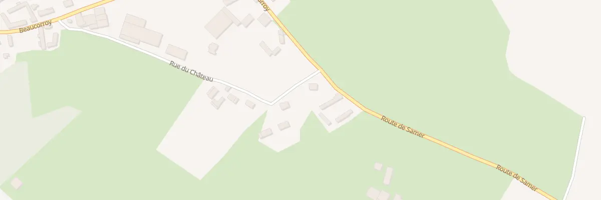 Plan du 1 Rue du Chateau à Doudeauville