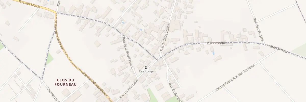 Plan du 13 Rue de St-Hilaire à Mareau-aux-Prés
