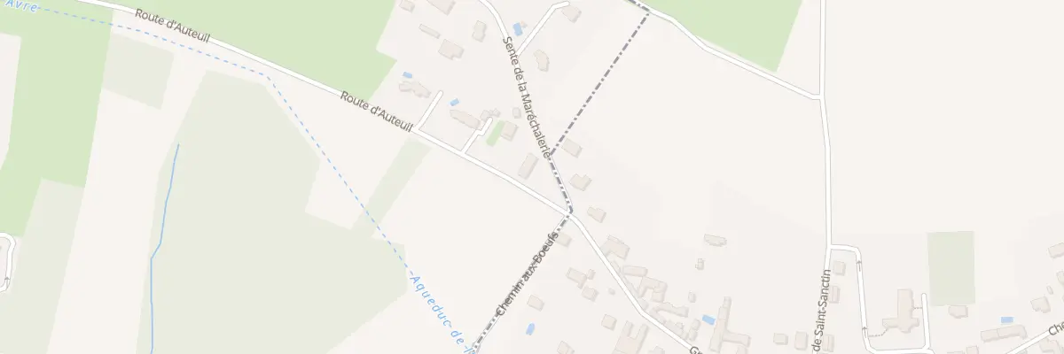 Plan du 1A Rte d’Auteuil à Autouillet