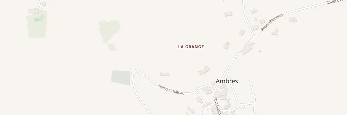 Plan du 62 Rue du Château à Ambres