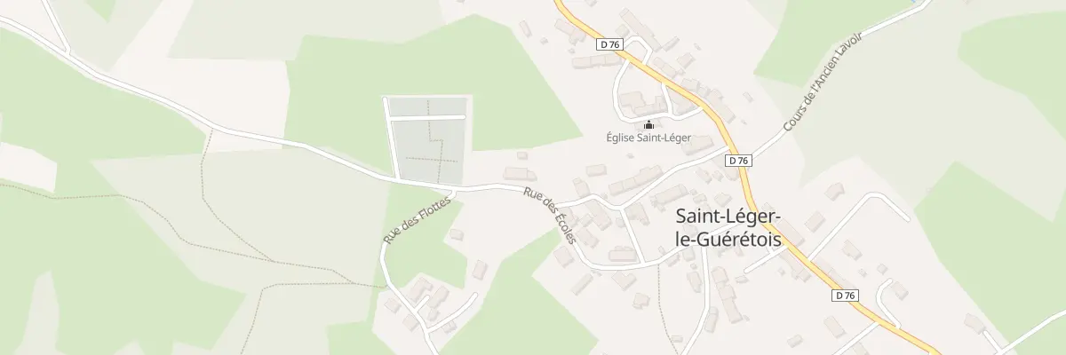Plan du 18 Rue des Ecoles à Saint-Léger-le-Guérétois