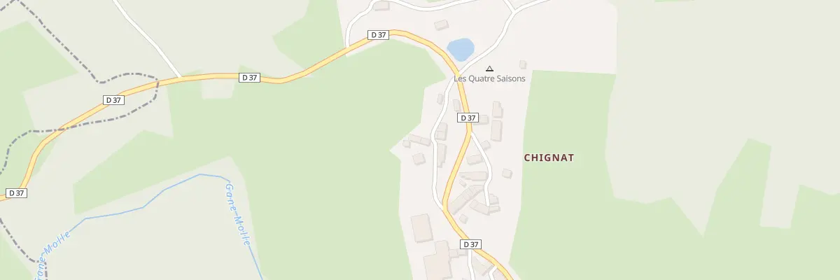 Plan du 4 Chignat à Soubrebost