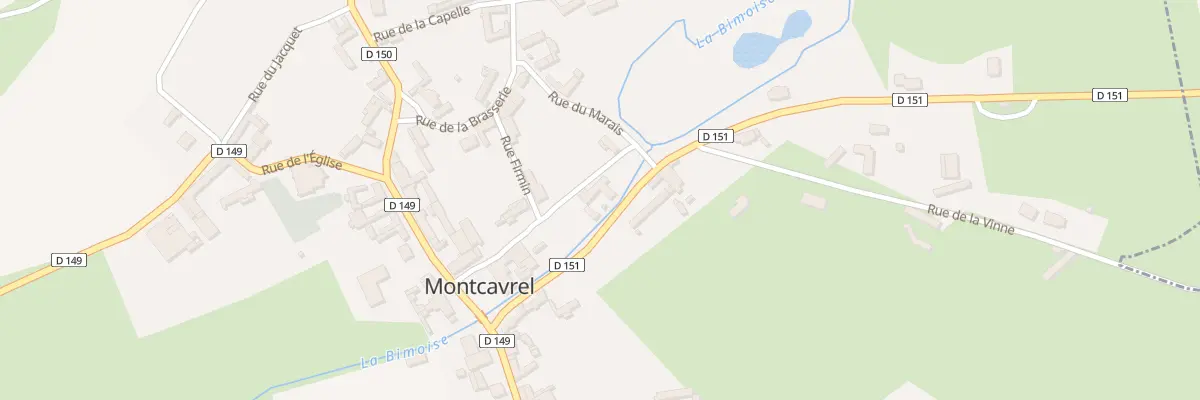 Plan du 1 Rte d’Alette à Montcavrel
