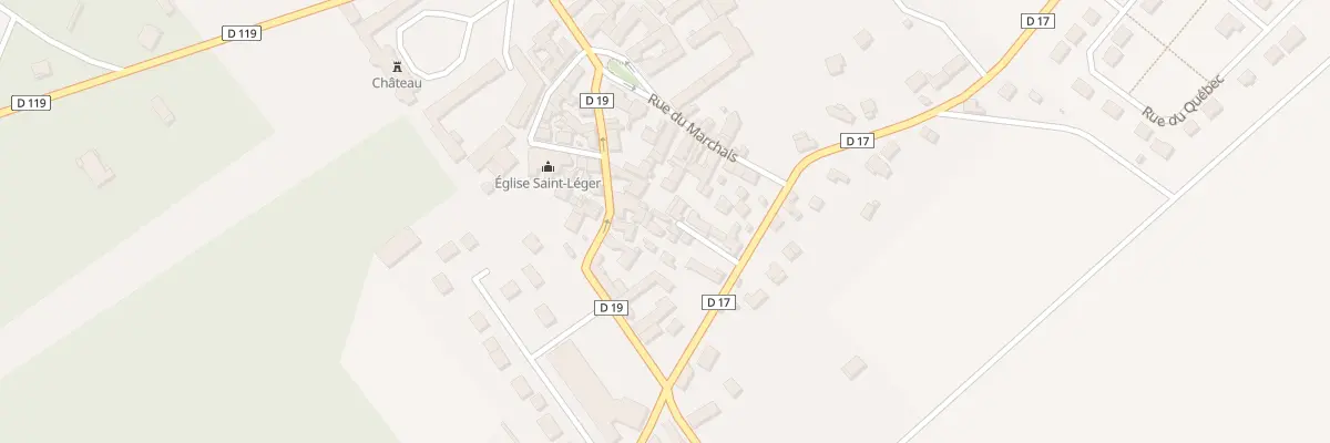 Plan du 15 Rue de Brisay à Denonville