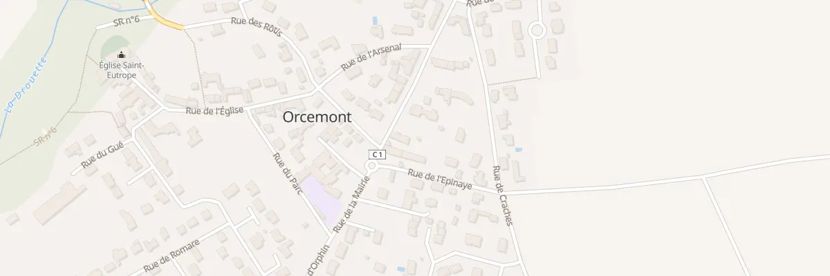Plan du 10 Rue de la Mairie à Orcemont