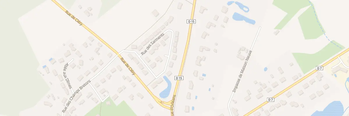 Plan du 180 Rue des Sarments à Jouy-le-Potier