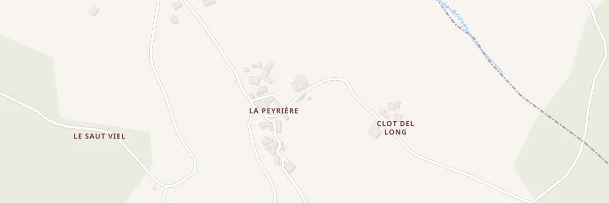 Plan du 5122 La Peyriere à Saint-Michel-de-Vax