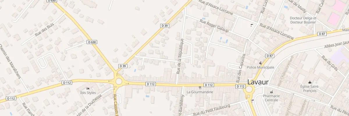 Plan du 7 Rue de la République à Lavaur