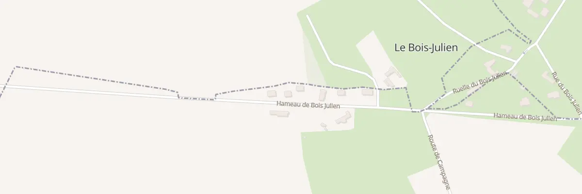 Plan du 3 Hameau Le Bois Julien à Doudeauville