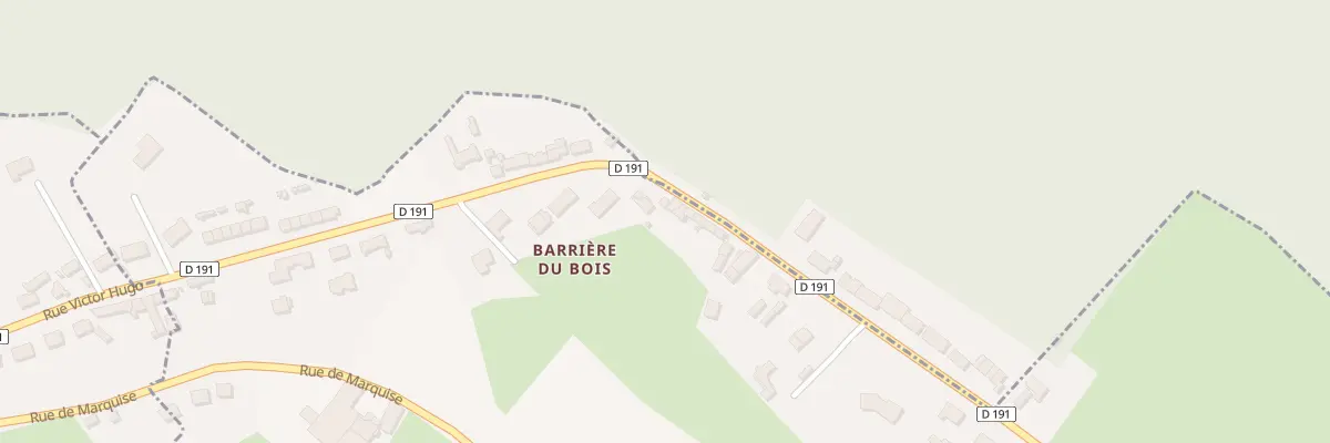 Plan du 25 Bre du Bois à Hardinghen