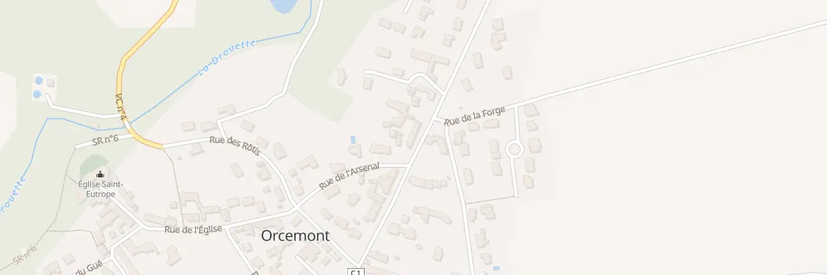 Plan du 15 Rue de la Mairie à Orcemont