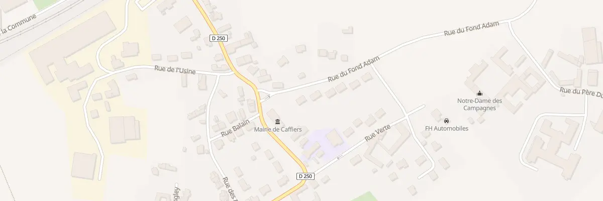 Plan du 50 Rue du Fond Adam à Caffiers