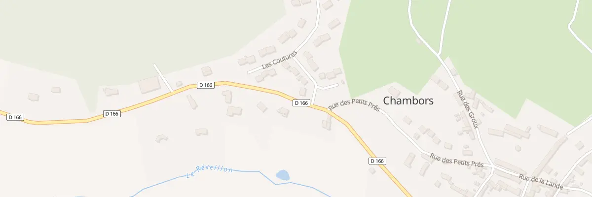 Plan du 1 Les Coutures à Chambors