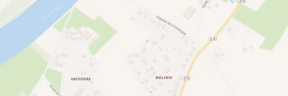Plan du 245 Rue du Molinié à Prudhomat