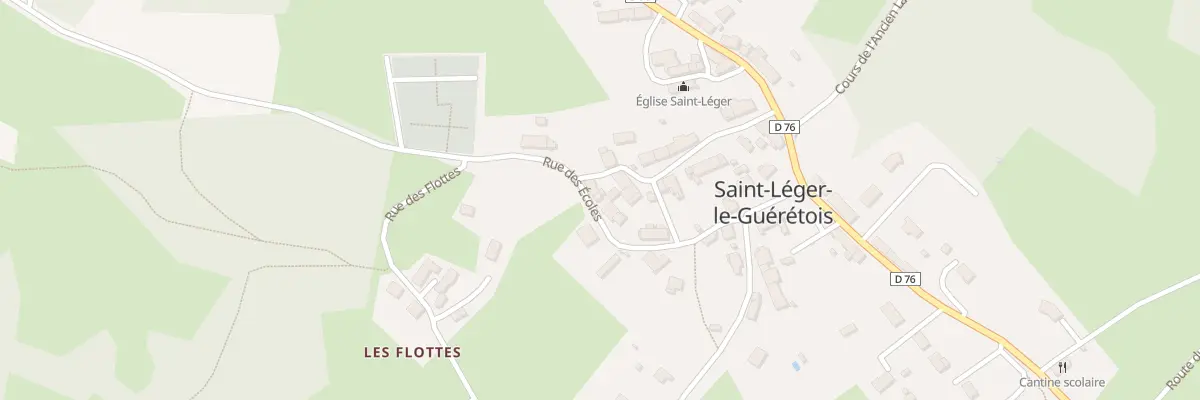 Plan du 2 Rue de 1948 à Saint-Léger-le-Guérétois