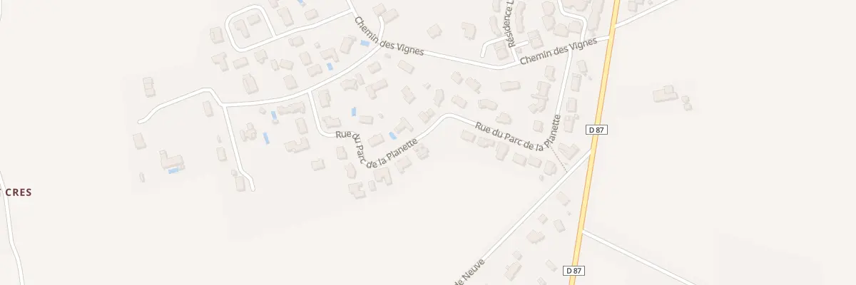 Plan du 25 Rue du Parc de la Planette à Lavaur