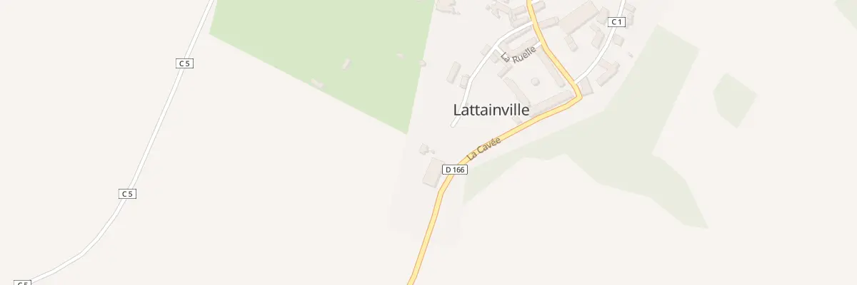 Plan du 8 Sen des Noisetiers à Lattainville
