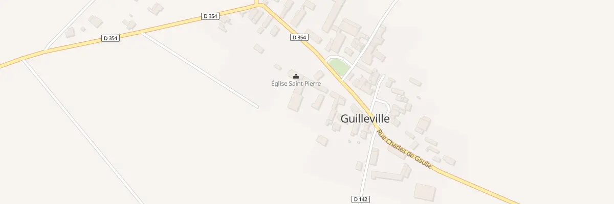Plan du 10 Rue Charles de Gaulle à Guilleville