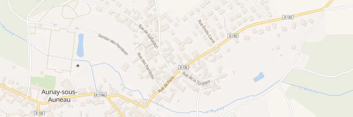 Plan du 21 Rue de Paris à Aunay-sous-Auneau
