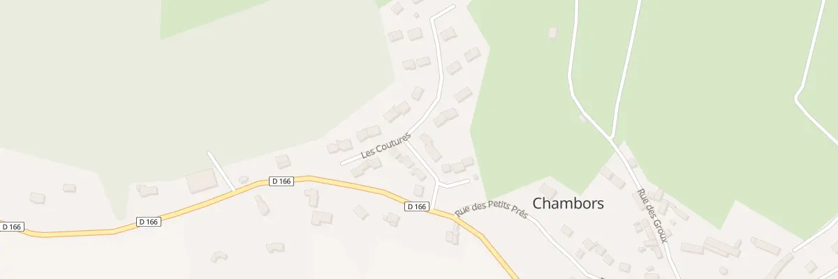 Plan du 30 Les Coutures à Chambors