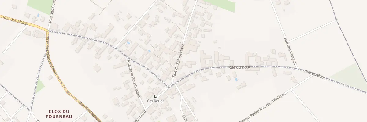 Plan du 77 Rue de St-Hilaire à Mareau-aux-Prés