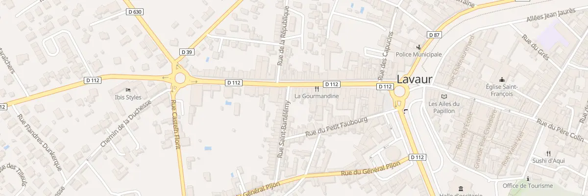 Plan du 28 Rue Saint-Barthélémy à Lavaur