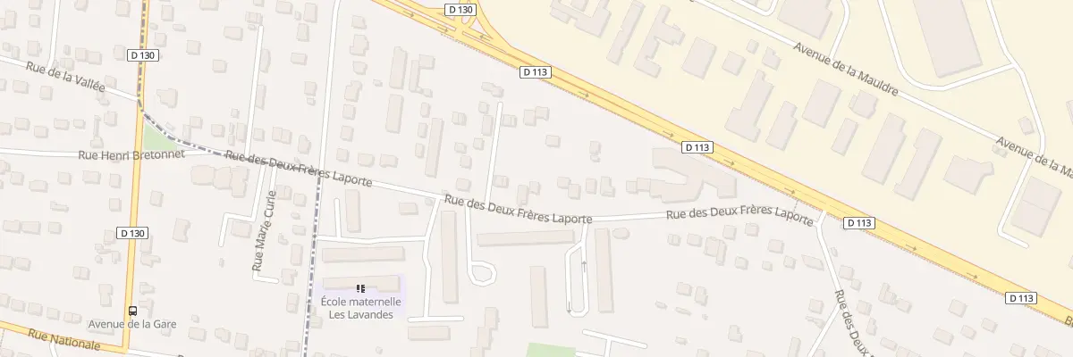 Plan du 39 Rue des Deux Freres Laporte à Épône