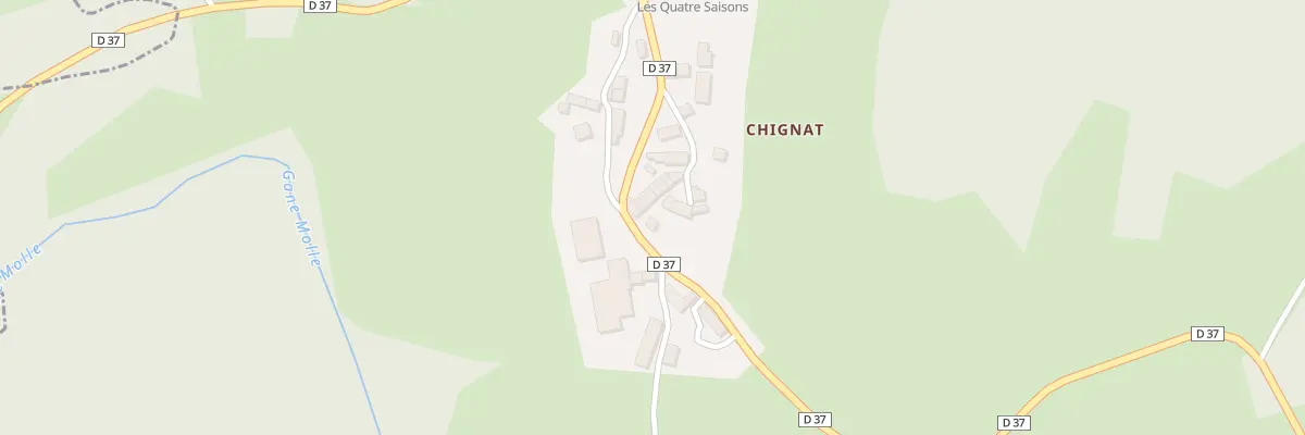 Plan du 23 Chignat à Soubrebost