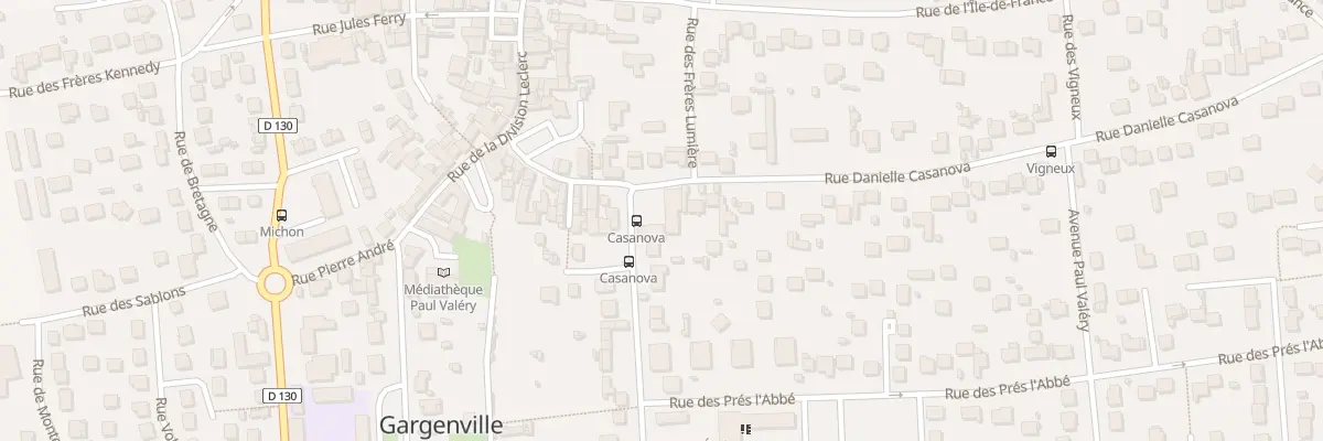 Plan du 73 Rue Daniele Casanova à Gargenville