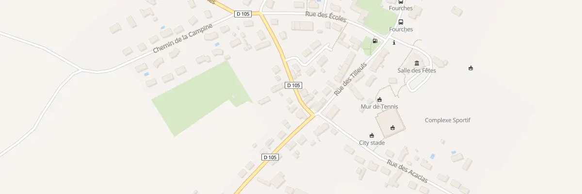 Plan du 5123 Village de Fourches à Diors