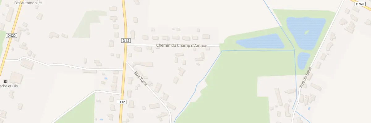Plan du 5383 Le Champ d’Amour à Vatan