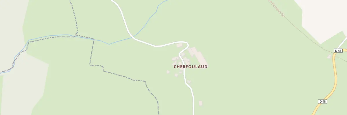 Plan du 7 Cherfoulaud à Anzême