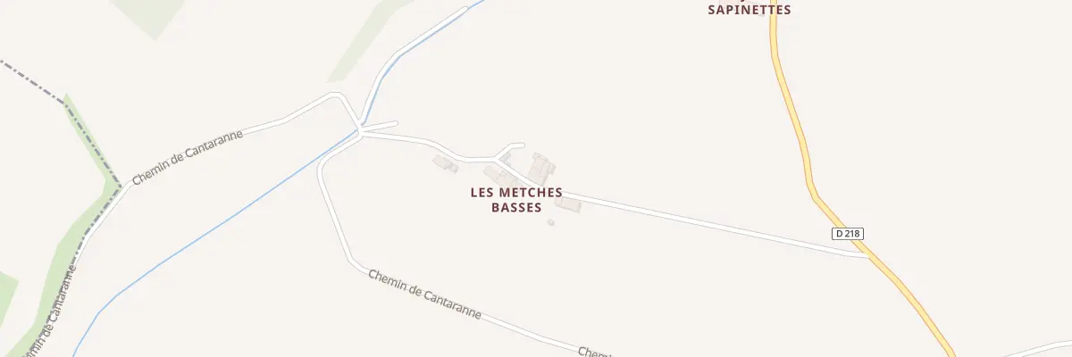 Plan du 58 Che du Hameau Metches Basses à Montferrand