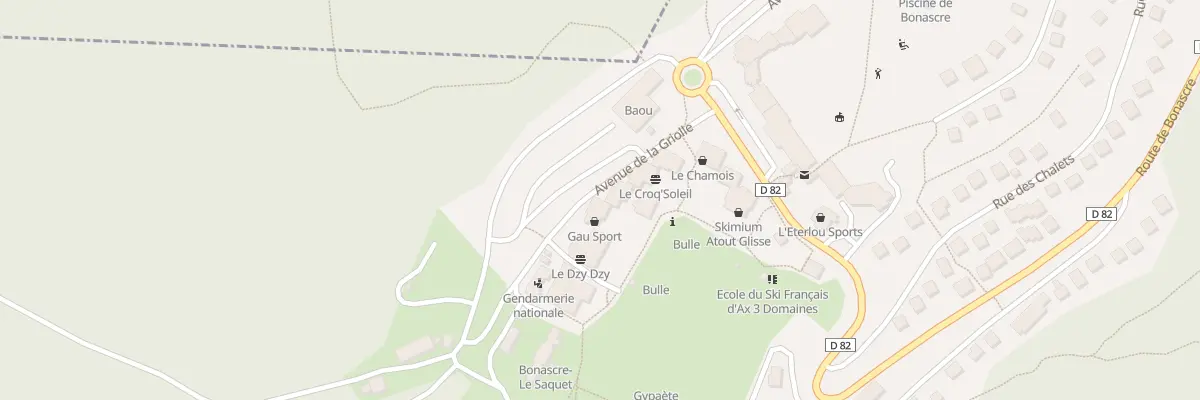 Plan du 741A Av de la Griolle à Ax-les-Thermes
