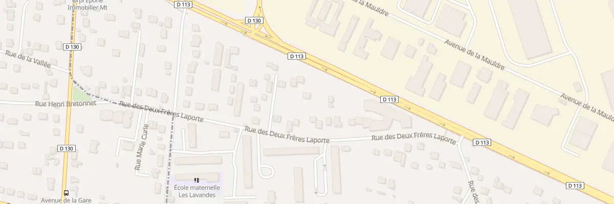 Plan du 39B Rue des Deux Freres Laporte à Épône