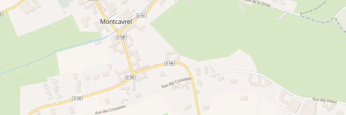 Plan du 1 Rue de Montéchor à Montcavrel