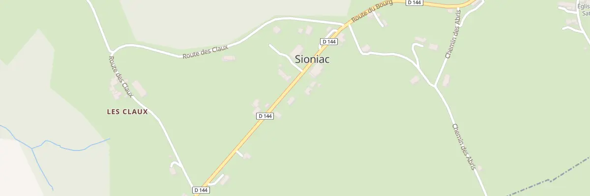 Plan du 5112 Champ Dolent à Sioniac