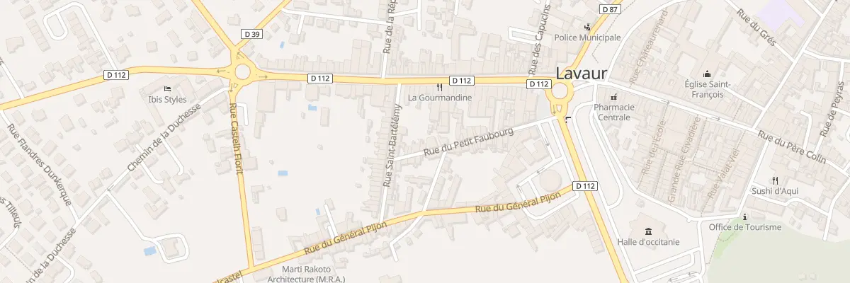 Plan du 34 Rue du Petit Faubourg à Lavaur