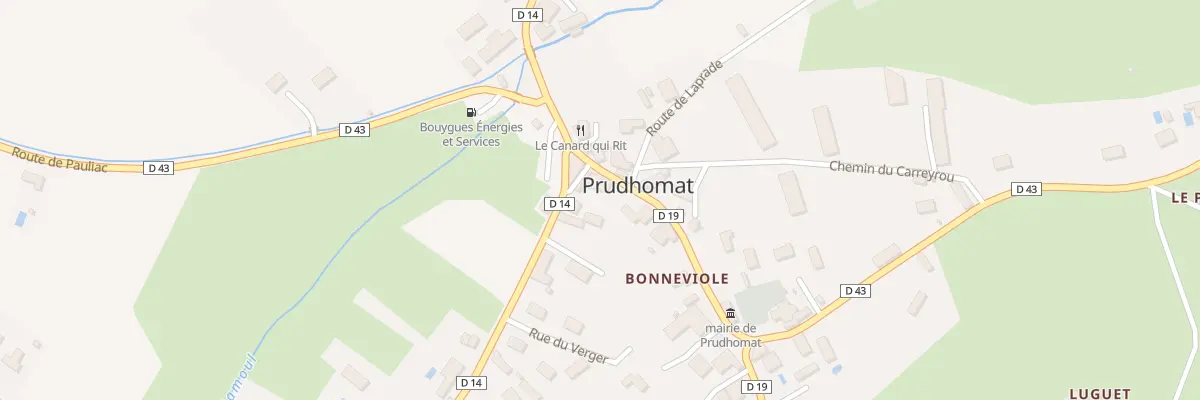 Plan du 5015 Bonneviole à Prudhomat