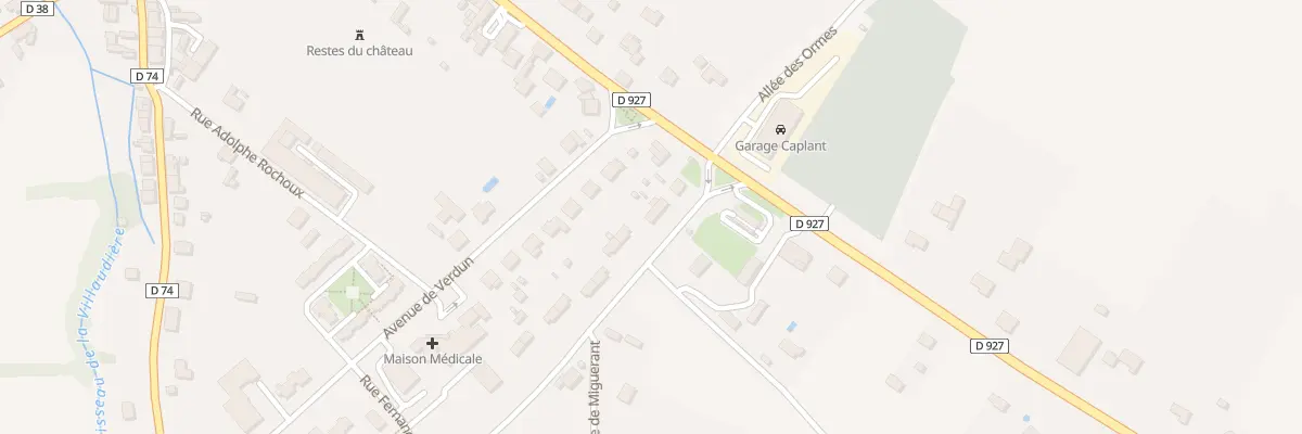 Plan du 3 Rue Flandres Dunkerque à Neuvy-Saint-Sépulchre